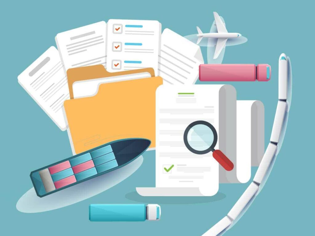 Export documentation pack for psyllium shipments