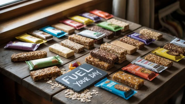 Nutrition bars with psyllium husk fibre