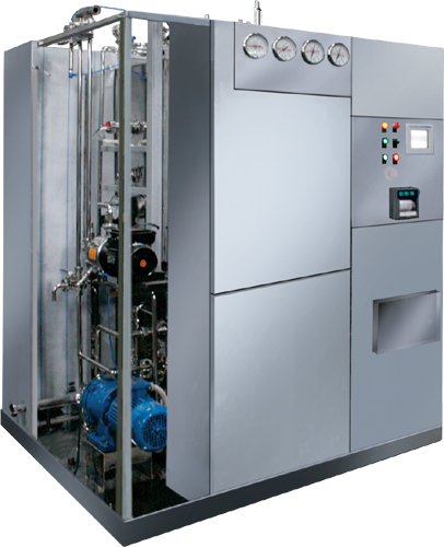 Dry powder sterilizer unit with temperature controls and gauges